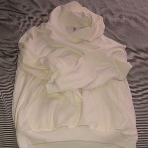 Los Angeles Apparel Cream Garment Dyed Heavyweight Hoodie NWOT XL